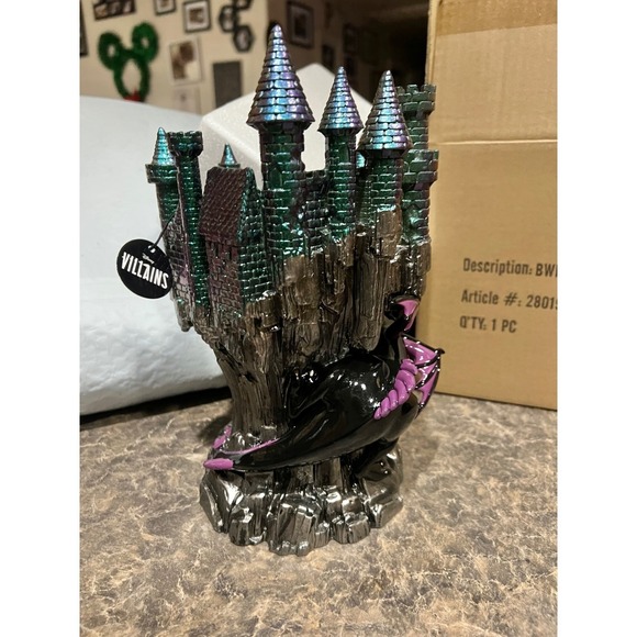 Disney Maleficent Dragon Castle Candle Holder Holder Stand Bath and Body Works - Picture 6 of 9